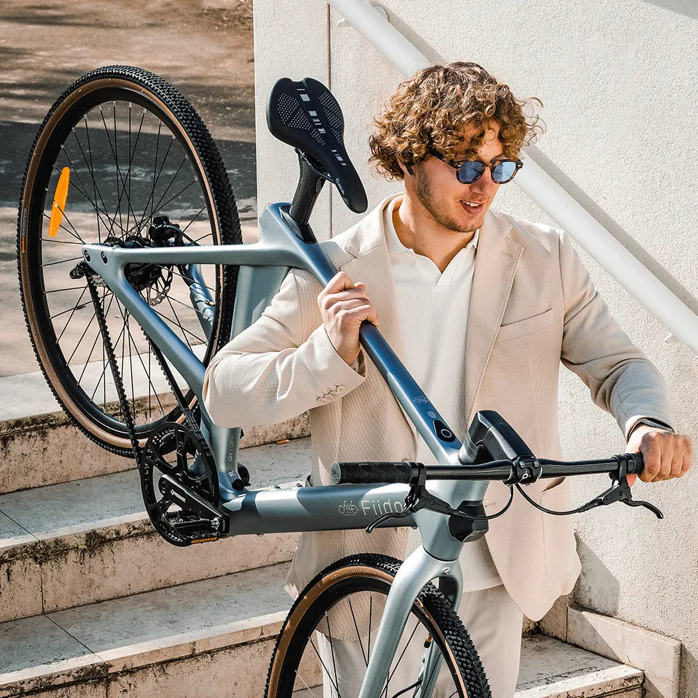 Fiido Air Ultralekki Rower Elektryczny z Włókna Węglowego